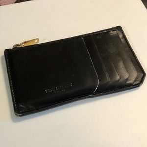 Saint Laurent Fragments Cardholder Wallet